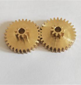 brass double spur gear